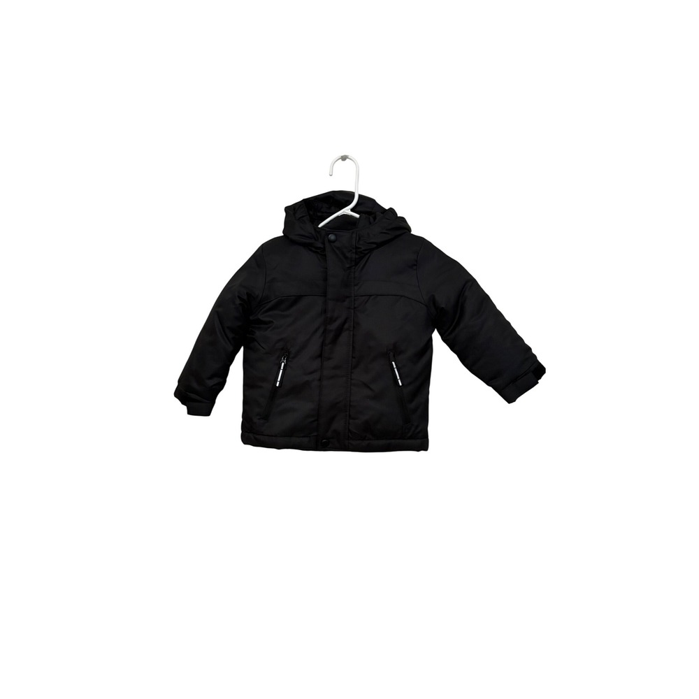 Cat & Jack Toddler Boys Black 3-in-1 All-Weather Hooded Jacket 2T W98E8E NWT